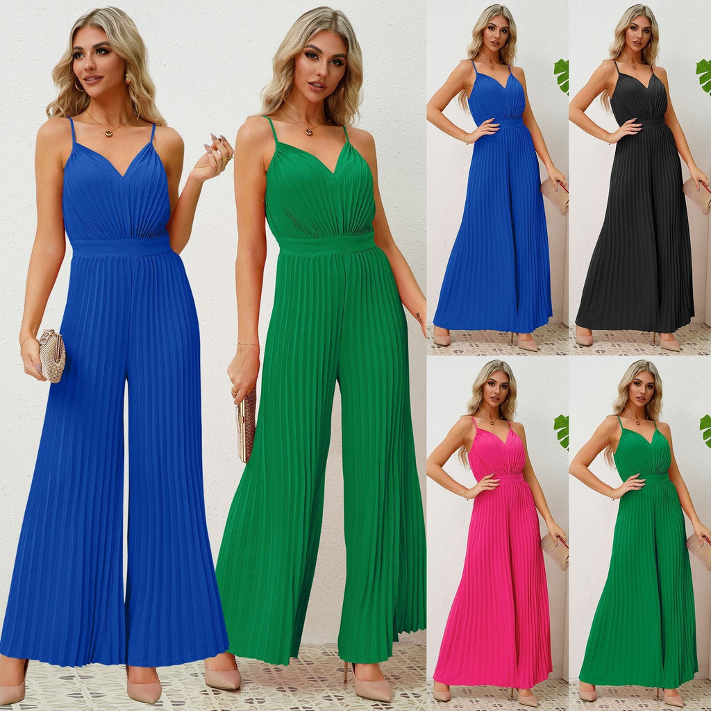 Elaris Pleated Jumpsuit