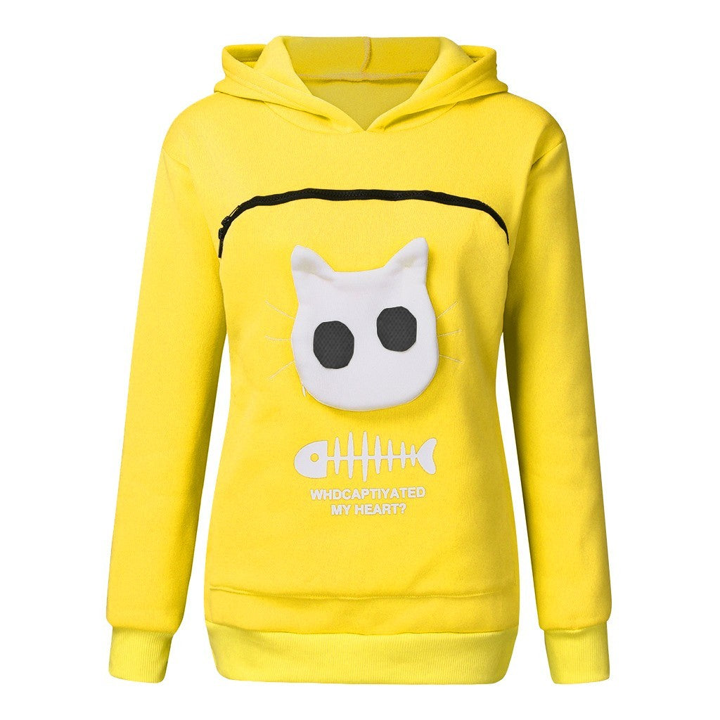 Felira Cat Pocket Hoodie