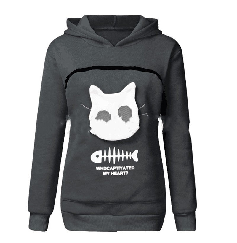 Felira Cat Pocket Hoodie