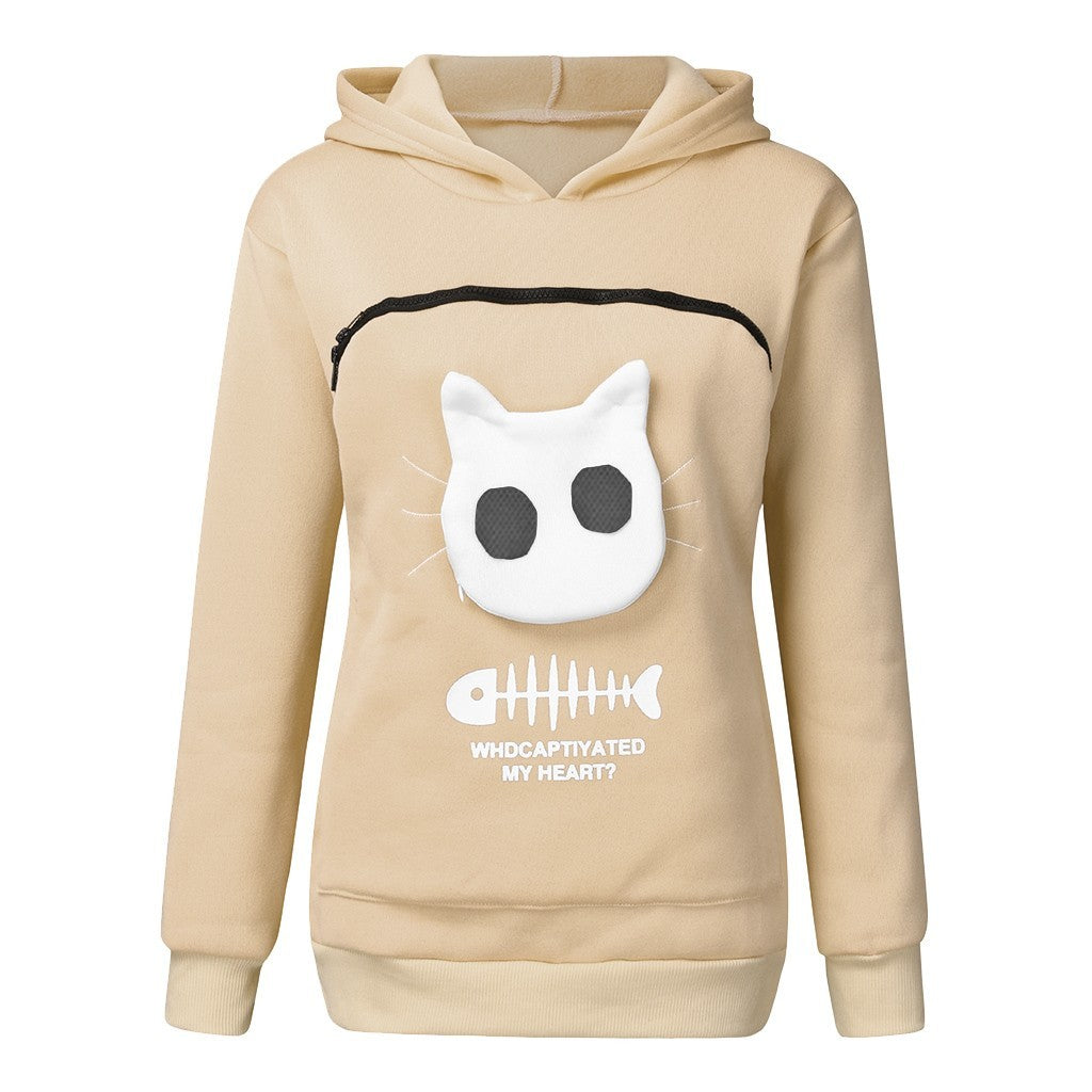 Felira Cat Pocket Hoodie