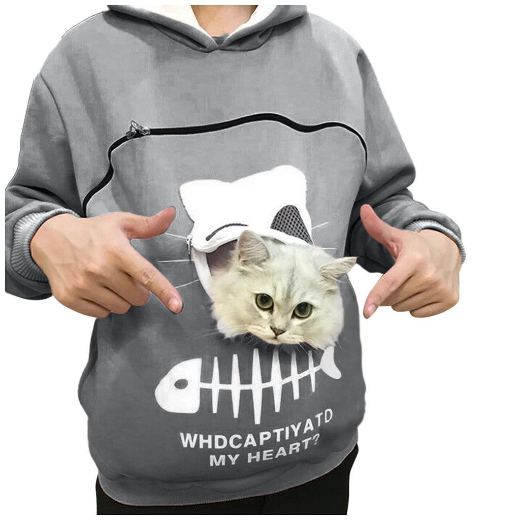 Felira Cat Pocket Hoodie