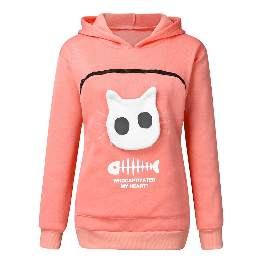 Felira Cat Pocket Hoodie