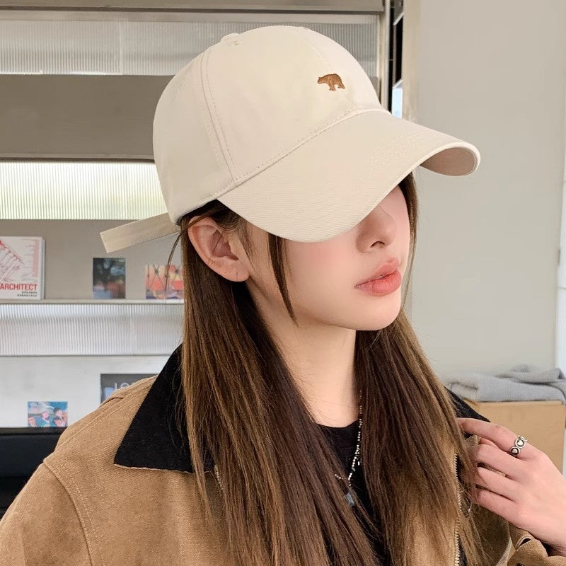 Naomi Kids Cotton Baseball Cap with Embroidered Polar Bear