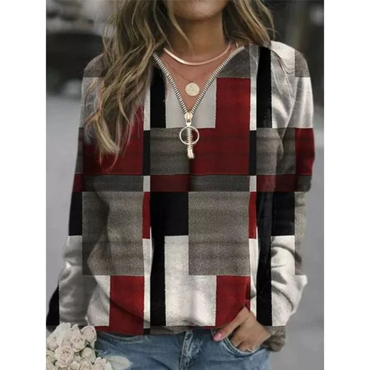 Novira Check Fleece Jacket