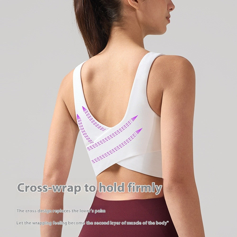 Seamless Shock-Absorbing Sports Bra Vest