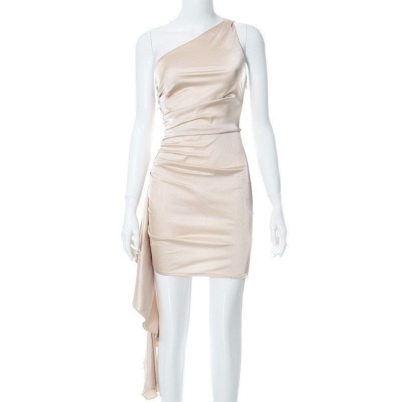 Seloria One-Shoulder Mini Dress
