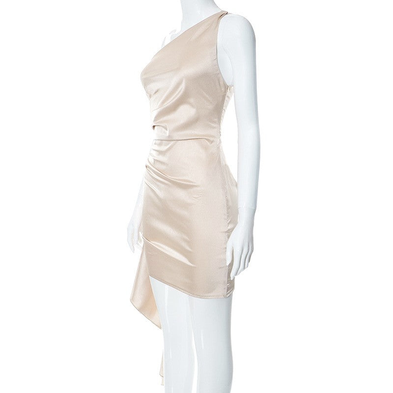 Seloria One-Shoulder Mini Dress