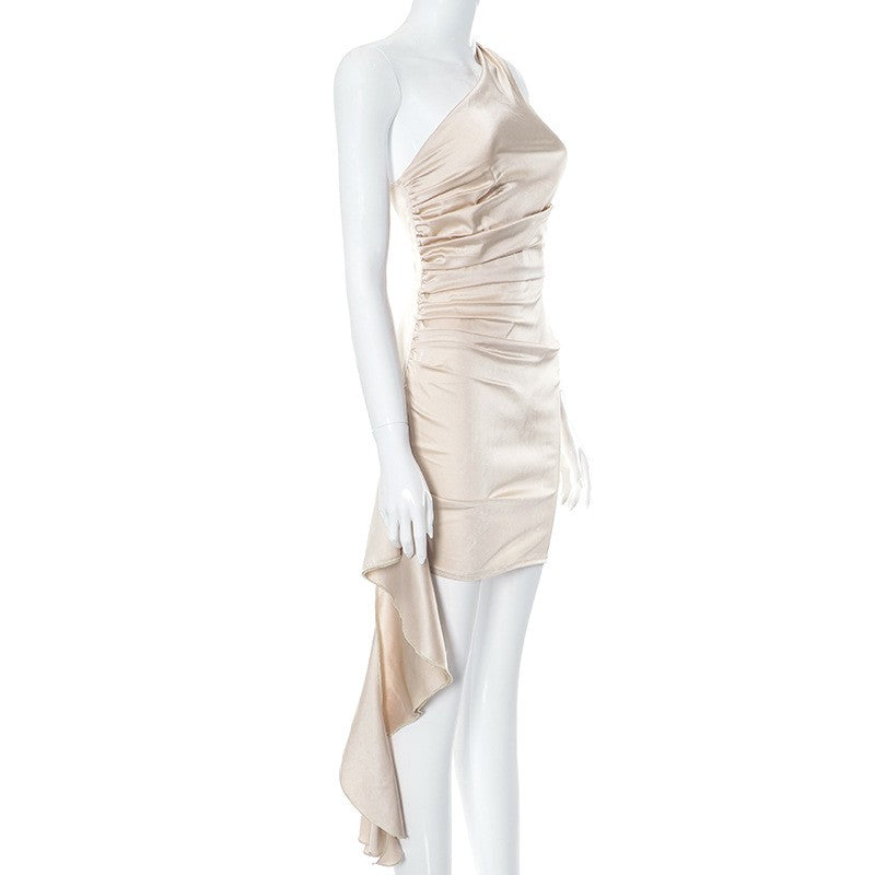 Seloria One-Shoulder Mini Dress