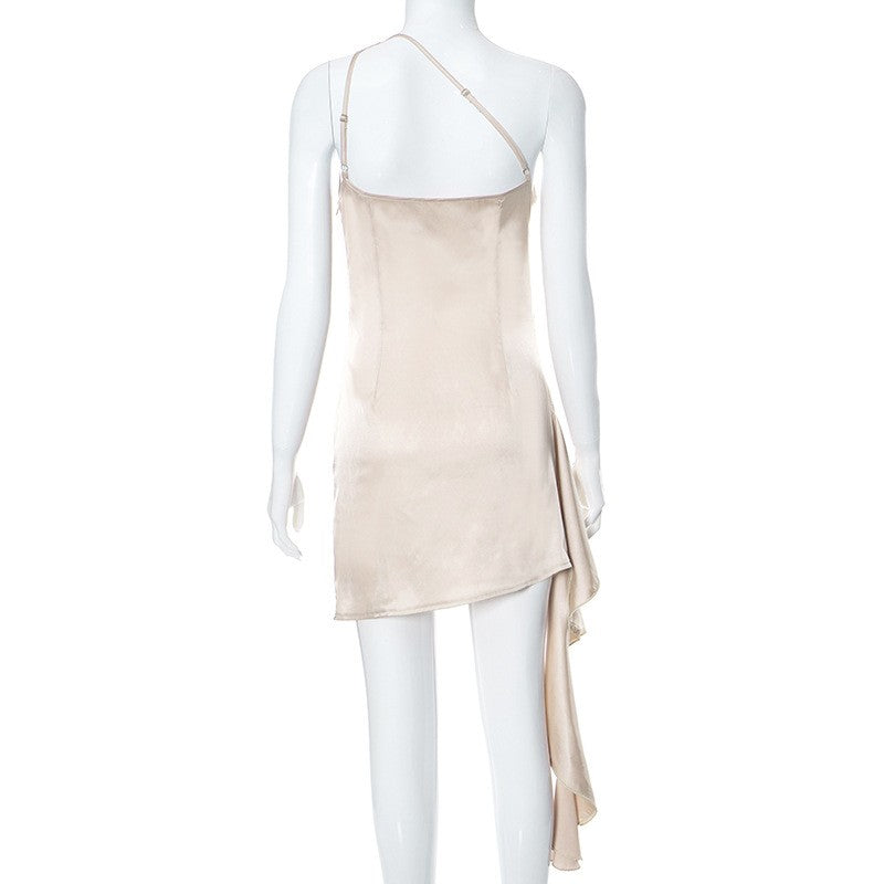 Seloria One-Shoulder Mini Dress