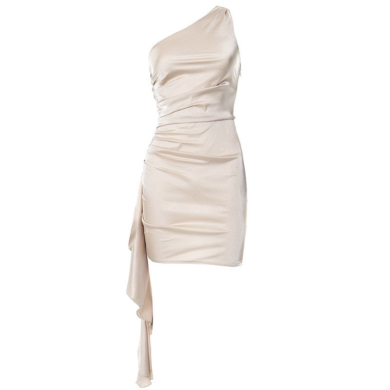 Seloria One-Shoulder Mini Dress