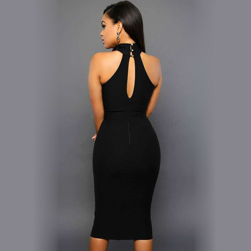 Selvya Bodycon Midi Dress