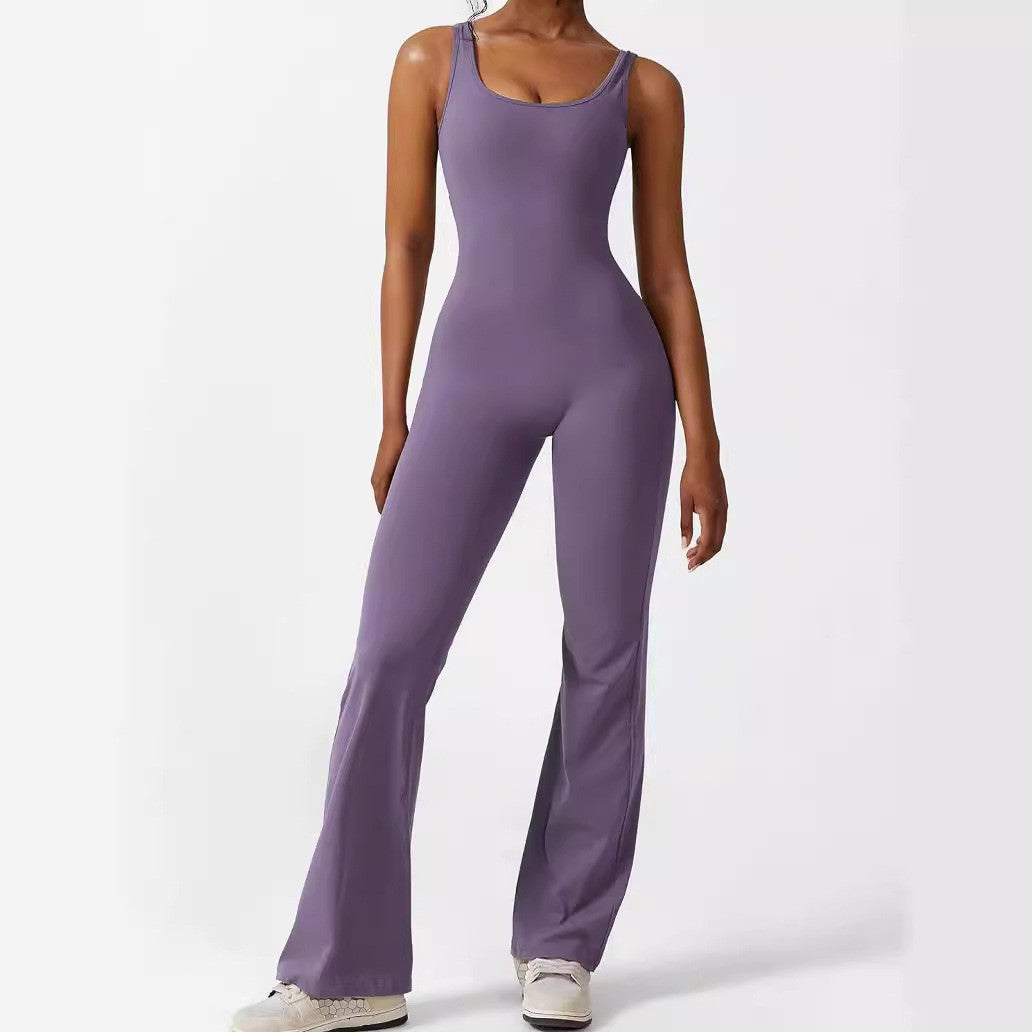 Sylora Flare Yoga Jumpsuit