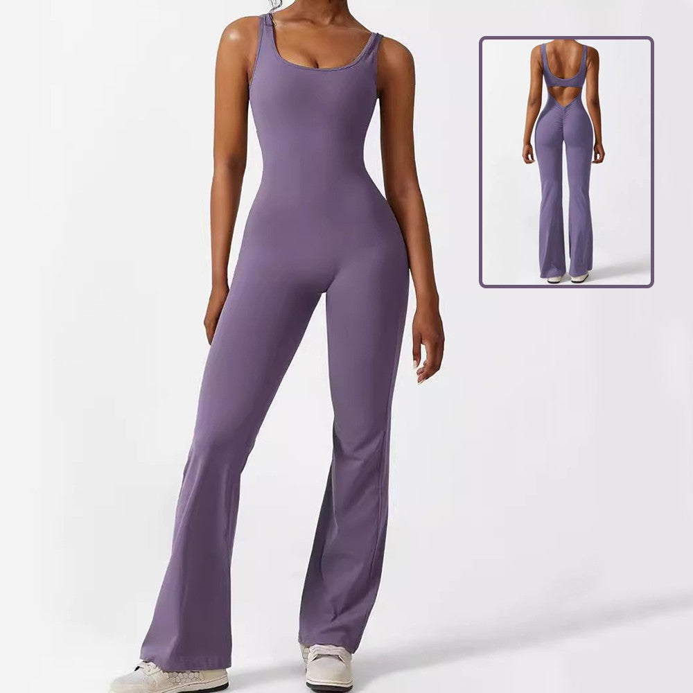 Sylora Flare Yoga Jumpsuit