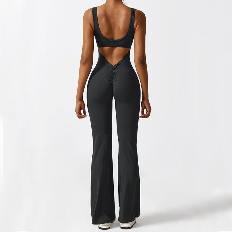 Sylora Flare Yoga Jumpsuit