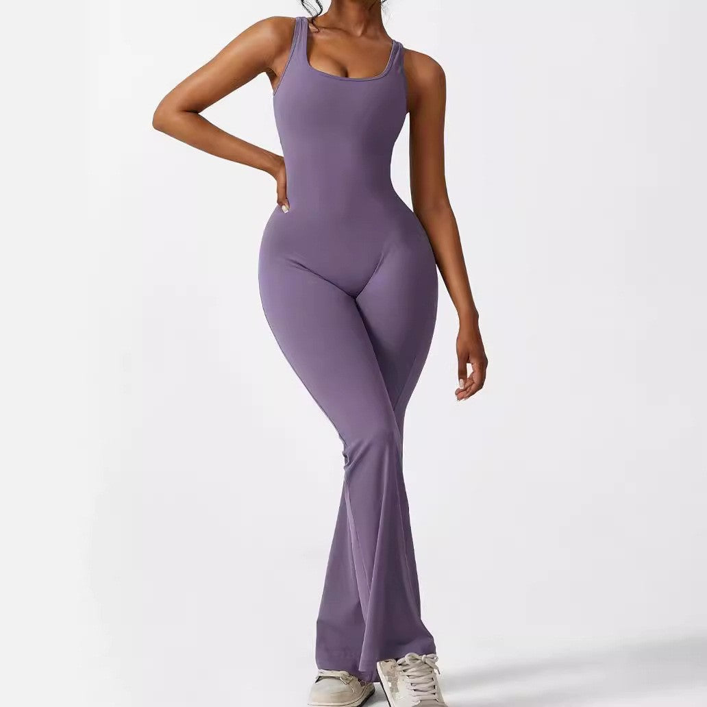 Sylora Flare Yoga Jumpsuit