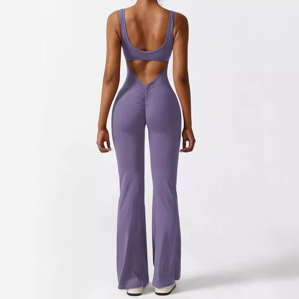 Sylora Flare Yoga Jumpsuit